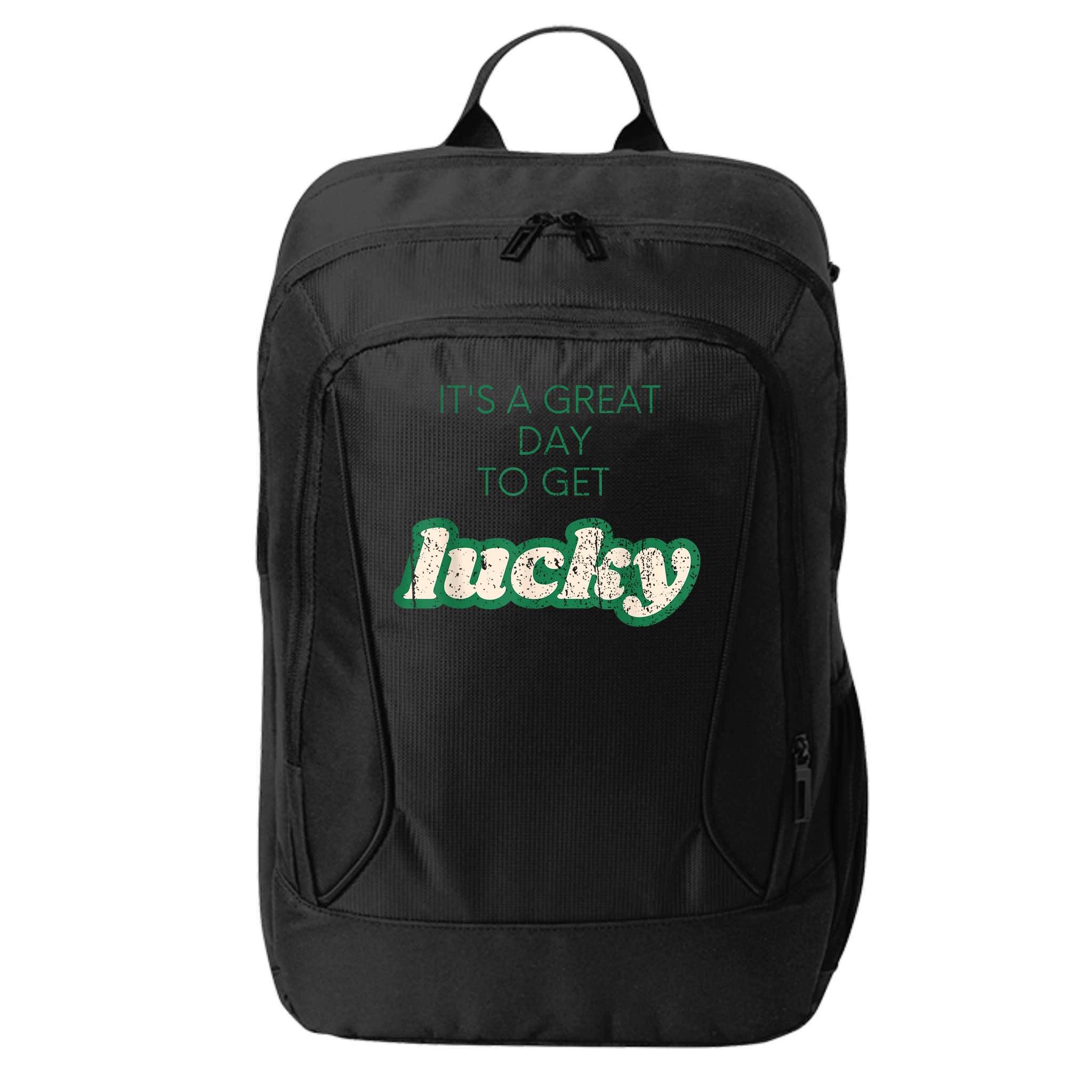 Get Lucky Design For Saint Patricks Day S S Girl City Backpack