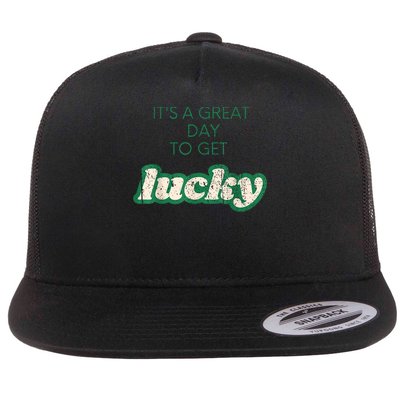Get Lucky Design For Saint Patricks Day S S Girl Flatbill Hat
