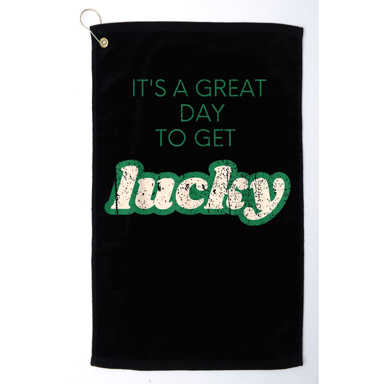 Get Lucky Design For Saint Patricks Day S S Girl Golf Towel