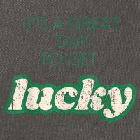 Get Lucky Design For Saint Patricks Day S S Girl Cotton Canvas Backpack