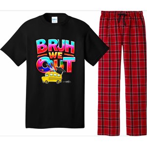 Grad Last Day Of School Farewell Party Bruh We Out Gift Pajama Set