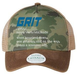 Grit Lions Definition Funny Detroit City Legacy Tie Dye Trucker Hat