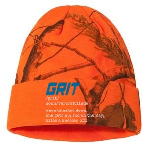 Grit Lions Definition Funny Detroit City Kati Licensed 12" Camo Beanie