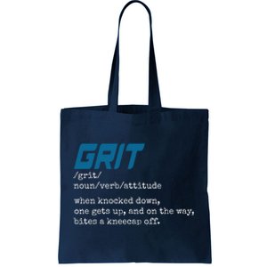 Grit Lions Definition Funny Detroit City Tote Bag