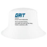 Grit Lions Definition Funny Detroit City Cool Comfort Performance Bucket Hat