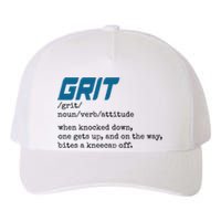 Grit Lions Definition Funny Detroit City Yupoong Adult 5-Panel Trucker Hat