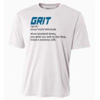 Grit Lions Definition Funny Detroit City Cooling Performance Crew T-Shirt