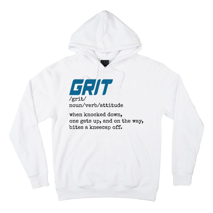 Grit Lions Definition Funny Detroit City Hoodie