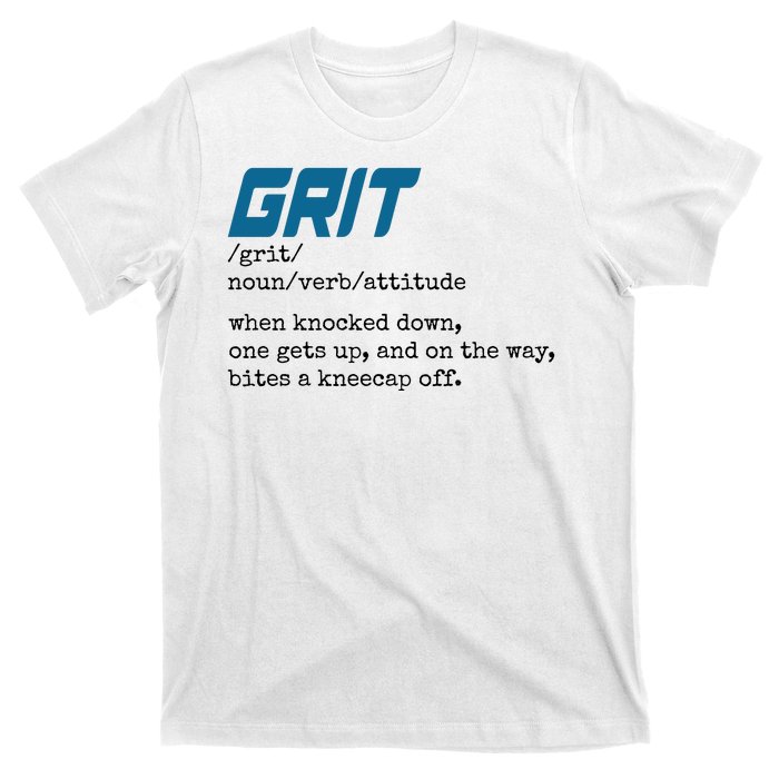 Grit Lions Definition Funny Detroit City T-Shirt