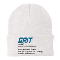 Grit Lions Definition Funny Detroit City Knit Cap Winter Beanie