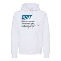 Grit Lions Definition Funny Detroit City Premium Hoodie