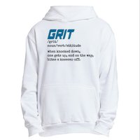 Grit Lions Definition Funny Detroit City Urban Pullover Hoodie