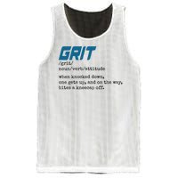 Grit Lions Definition Funny Detroit City Mesh Reversible Basketball Jersey Tank