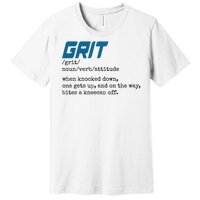 Grit Lions Definition Funny Detroit City Premium T-Shirt