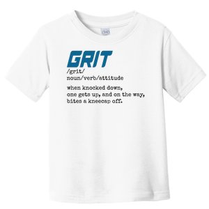 Grit Lions Definition Funny Detroit City Toddler T-Shirt