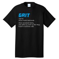 Grit Lions Definition Funny Detroit City Tall T-Shirt