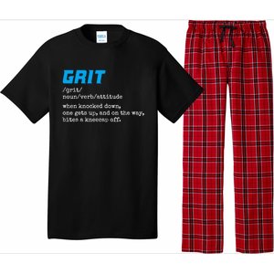 Grit Lions Definition Funny Detroit City Pajama Set