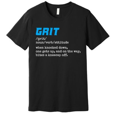 Grit Lions Definition Funny Detroit City Premium T-Shirt