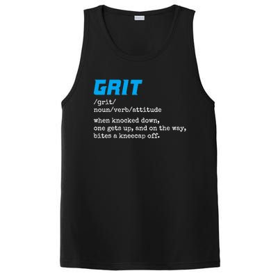 Grit Lions Definition Funny Detroit City PosiCharge Competitor Tank