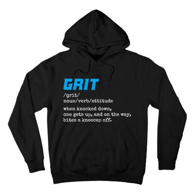 Grit Lions Definition Funny Detroit City Tall Hoodie