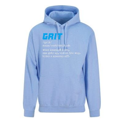 Grit Lions Definition Funny Detroit City Unisex Surf Hoodie