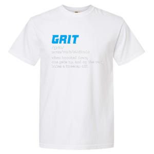 Grit Lions Definition Funny Detroit City Garment-Dyed Heavyweight T-Shirt