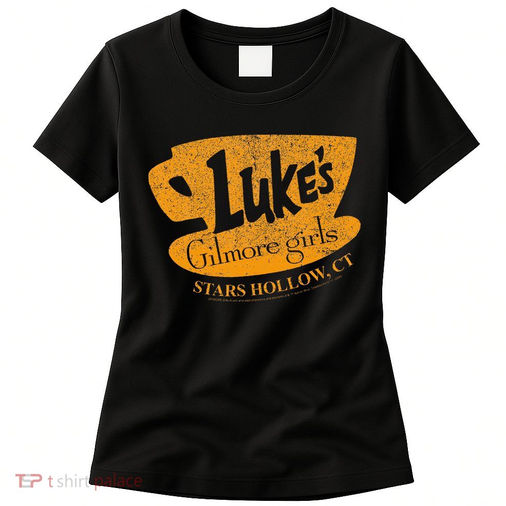 Gilmore LukeS Diner Stars Hollow Distressed Sign Women's T-Shirt