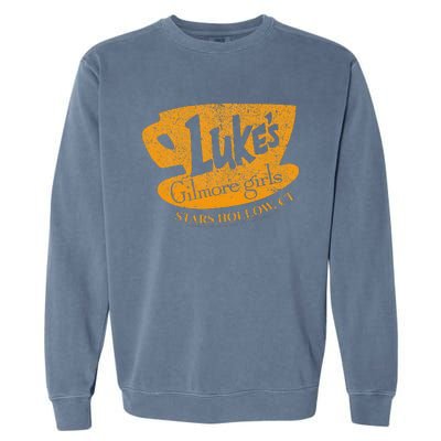 Gilmore LukeS Diner Stars Hollow Distressed Sign Garment-Dyed Sweatshirt