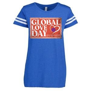 Global Love Day Gift Enza Ladies Jersey Football T-Shirt