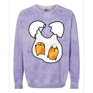 Gudetama Lazy Egg Twins Gift Colorblast Crewneck Sweatshirt