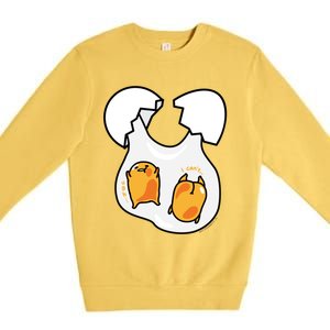 Gudetama Lazy Egg Twins Gift Premium Crewneck Sweatshirt