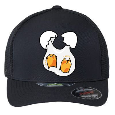 Gudetama Lazy Egg Twins Gift Flexfit Unipanel Trucker Cap