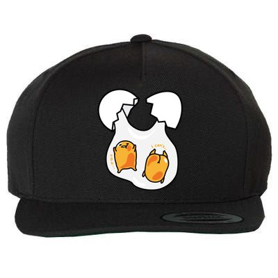 Gudetama Lazy Egg Twins Gift Wool Snapback Cap