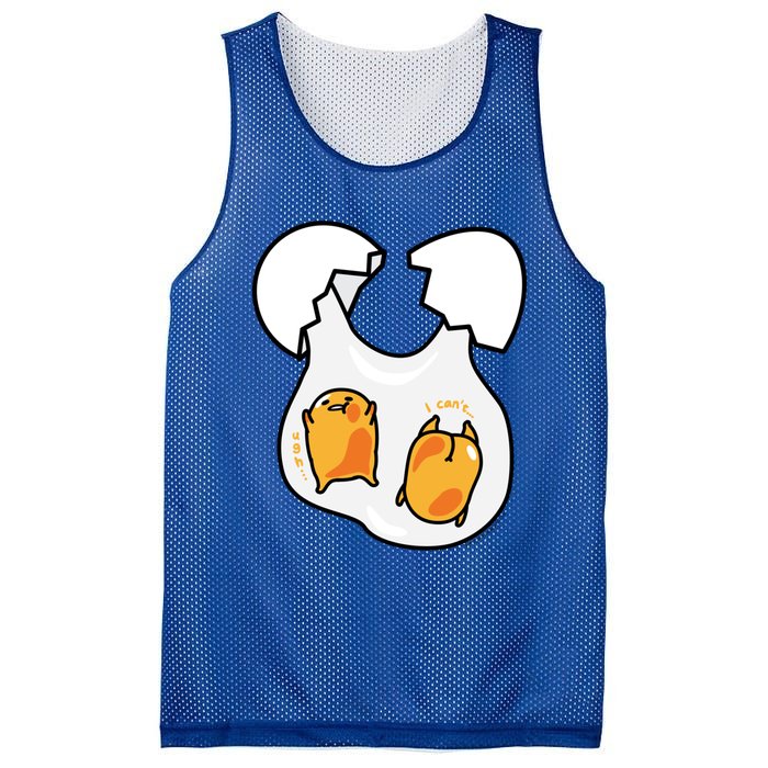 Gudetama Lazy Egg Twins Gift Mesh Reversible Basketball Jersey Tank