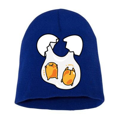 Gudetama Lazy Egg Twins Gift Short Acrylic Beanie