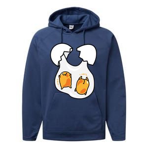 Gudetama Lazy Egg Twins Gift Performance Fleece Hoodie