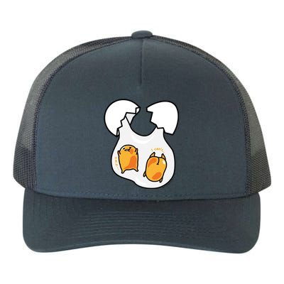 Gudetama Lazy Egg Twins Gift Yupoong Adult 5-Panel Trucker Hat