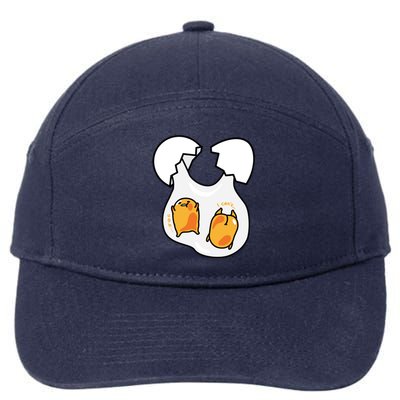 Gudetama Lazy Egg Twins Gift 7-Panel Snapback Hat