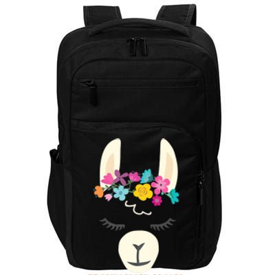 GRANDMAMA LLAMA Epic Last Minute Gift Valentines Birthday Impact Tech Backpack