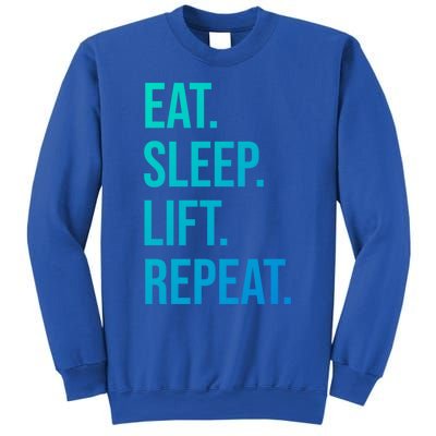 Gym Lifting Eat Sleep Lift Repeat Gift Sweatshirt