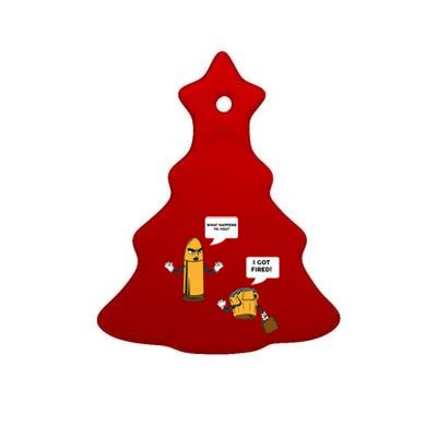 Gun Lover Enthusiast Collector Shooting Ceramic Tree Ornament