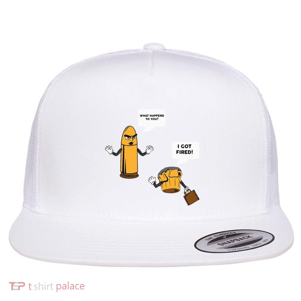 Gun Lover Enthusiast Collector Shooting Flat Bill Trucker Hat