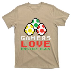 Gamers Love Easter Eggs Cute Video Game Gaming T-Shirt