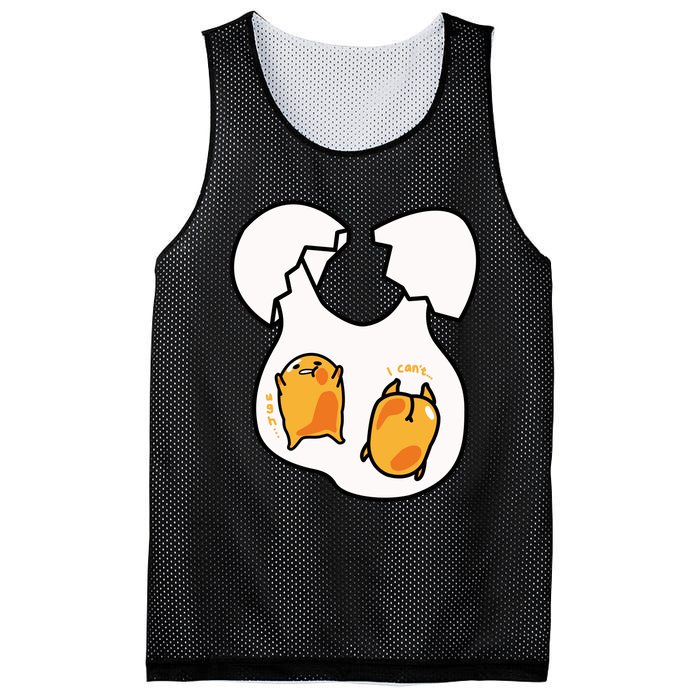 Gudetama Lazy Egg Twins Gift Mesh Reversible Basketball Jersey Tank