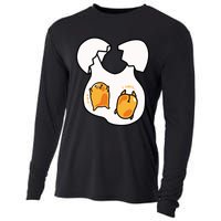 Gudetama Lazy Egg Twins Gift Cooling Performance Long Sleeve Crew