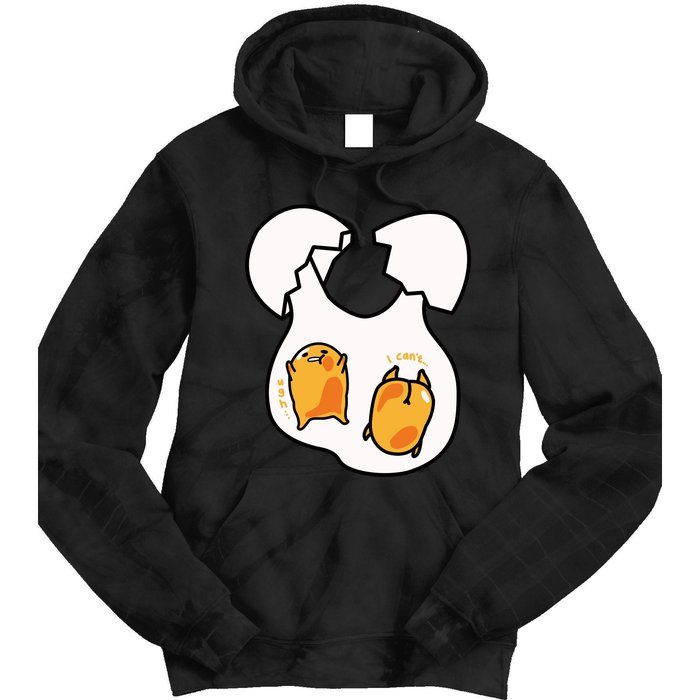 Gudetama Lazy Egg Twins Gift Tie Dye Hoodie