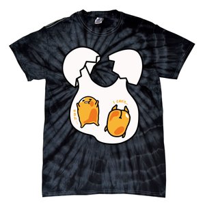 Gudetama Lazy Egg Twins Gift Tie-Dye T-Shirt