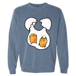 Gudetama Lazy Egg Twins Gift Garment-Dyed Sweatshirt