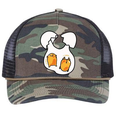 Gudetama Lazy Egg Twins Gift Retro Rope Trucker Hat Cap