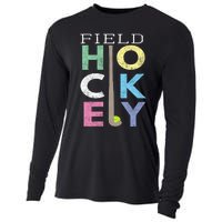 Girls Love Field Hockey Fun Birthday Gift Product Gift Cooling Performance Long Sleeve Crew